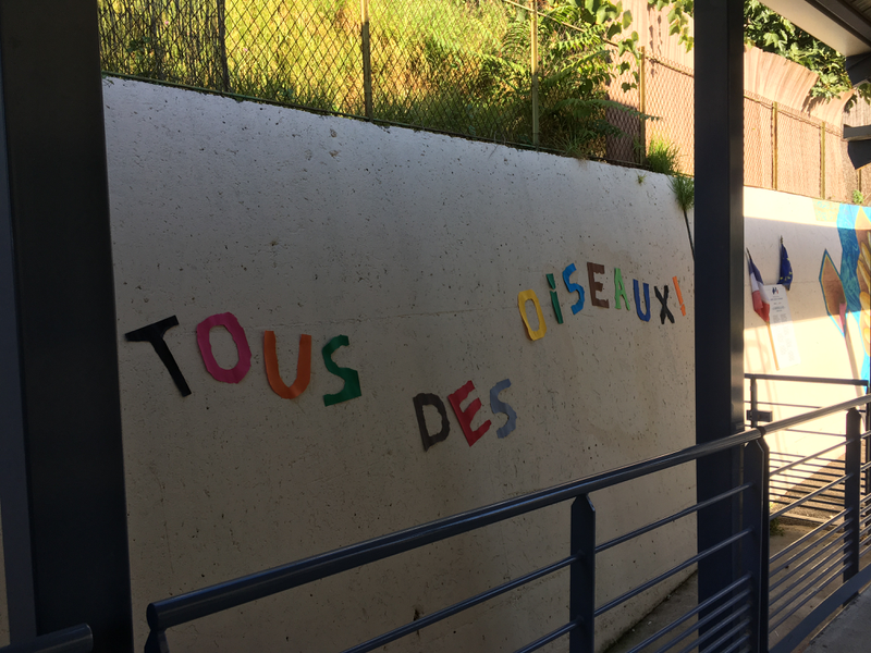 affichage sur les murs du collège la semaine du 14 octobre 2021