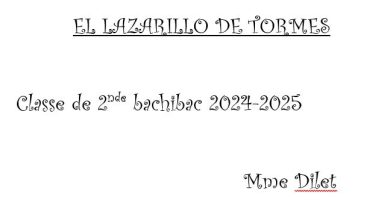 El Lazzarillo de Tormes – La picaresca (Clara)